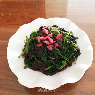 蒜泥苋菜的做法