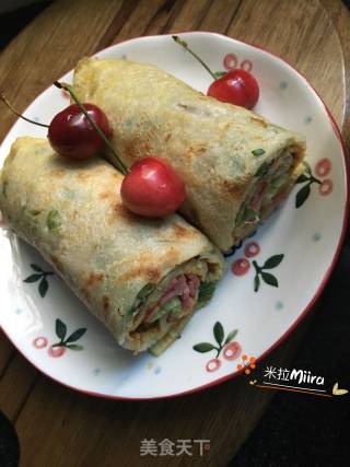 快手卷饼的做法
