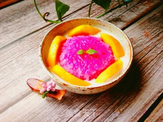芒果椰浆糯米饭的做法