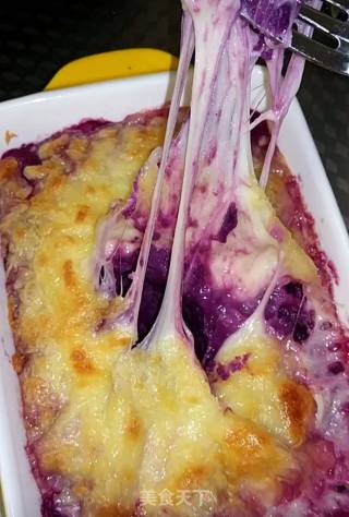 芝士紫薯泥的做法