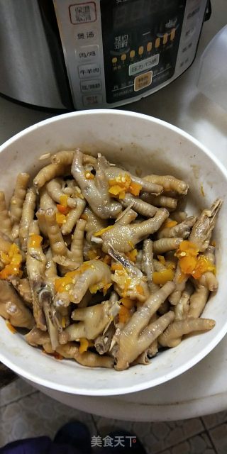 开胃鸡爪的做法