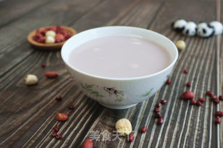红豆莲子花生豆浆的做法