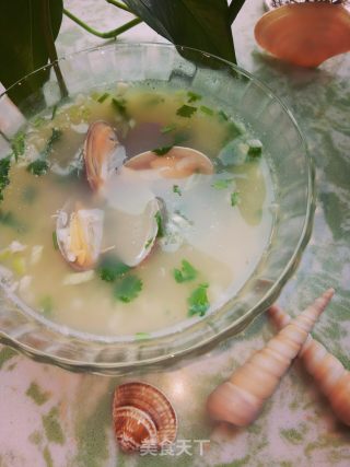 花蛤粥的做法