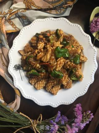 黑椒鱿鱼卷的做法