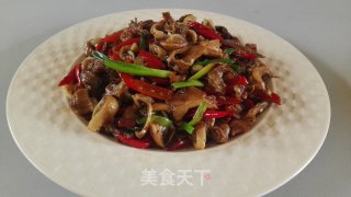 辣炒牛喉管的做法