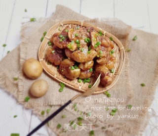 香葱煎小土豆的做法