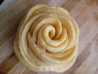 花样馒头～黄玫瑰的做法