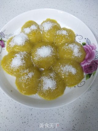 超Q弹的糯米南瓜粑粑的做法