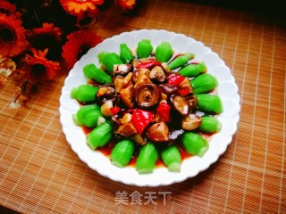 香菇油菜的做法
