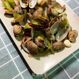 辣炒花蛤的做法