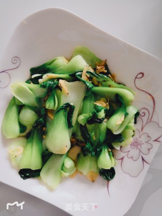 虾皮油菜的做法