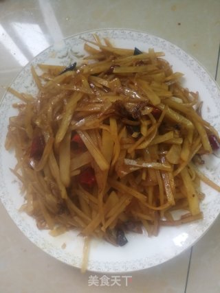 炝炒土豆丝的做法
