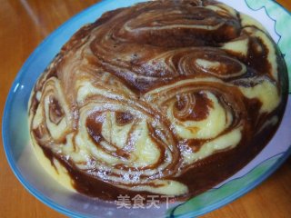 双色蒸蛋糕的做法