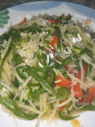 青椒土豆丝的做法