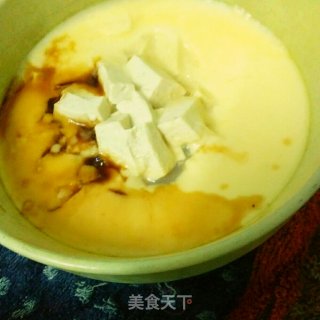 豆腐蒸滑蛋的做法