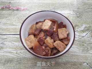 白萝卜猪肉炖豆腐的做法