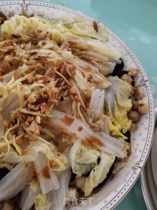 扇贝粉丝蒸白菜的做法