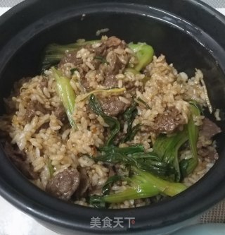 牛肉煲仔饭的做法