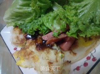 自制鸡蛋饼的做法