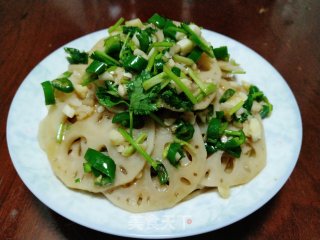 凉拌莲藕的做法