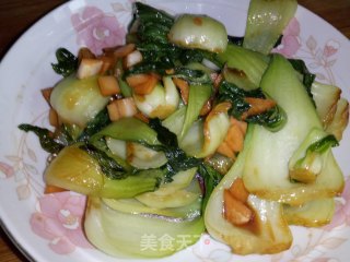 炒油菜的做法