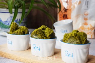 抹茶小米发糕的做法