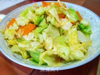 素炒卷心菜的做法