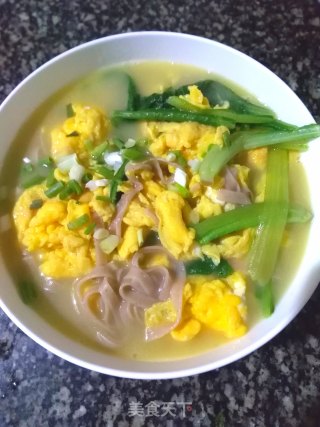 鸡蛋汤面的做法
