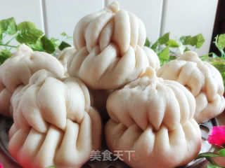 奶黄豆沙双馅包的做法