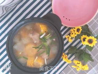 冬瓜玉米排骨汤的做法