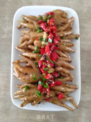 蚝汁凤爪的做法