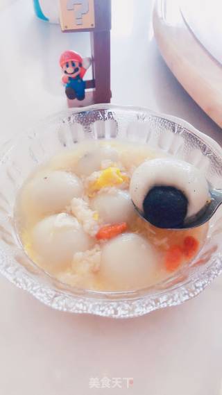 酒酿蛋汤圆