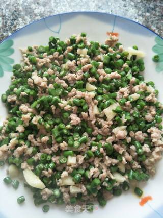 肉末豇豆的做法