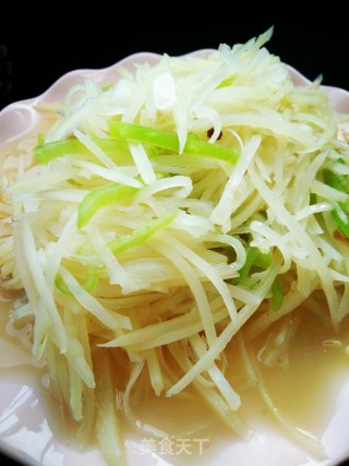 青椒土豆丝的做法