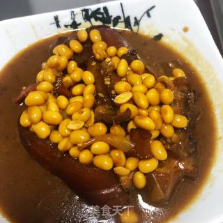 黄豆猪脚的做法