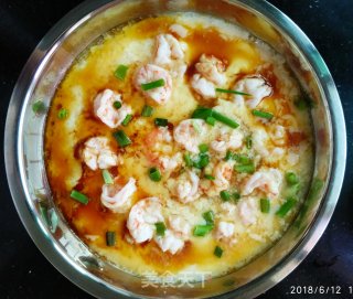虾仁蒸蛋的做法