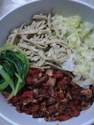 酱绿豆面条的做法