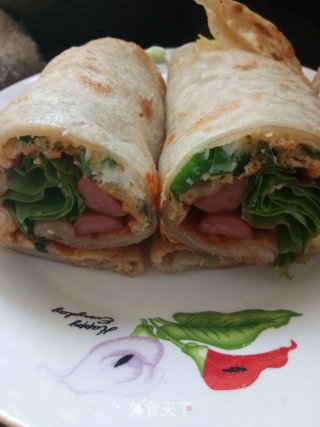 家常版鸡蛋灌饼的做法