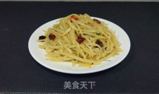 酸辣土豆丝的做法