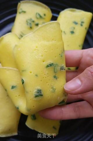 葱花鸡蛋饼的做法