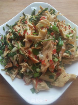 豆腐皮拌香椿的做法