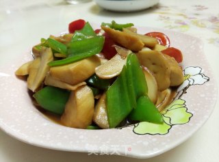 尖椒杏鲍菇的做法