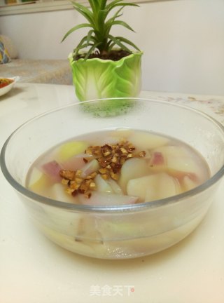 鲜桃水果羹的做法