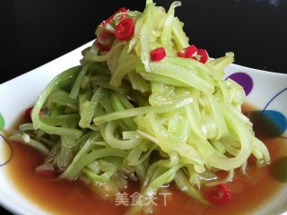 凉拌莴笋丝的做法