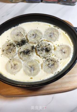 香蕉米饭布丁