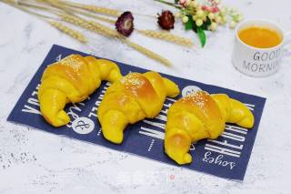 全麦南瓜牛角面包的做法