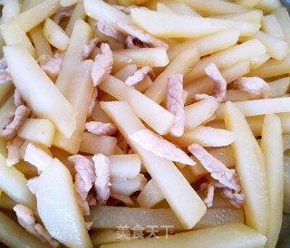 肉丝炒土豆的做法