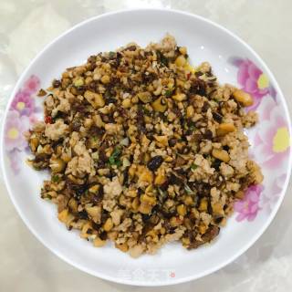 爆炒香菇肉末的做法