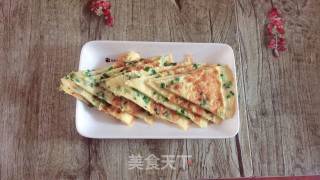 香葱鸡蛋饼的做法