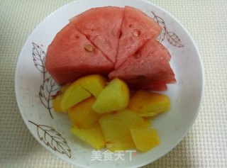 西瓜拼盘的做法